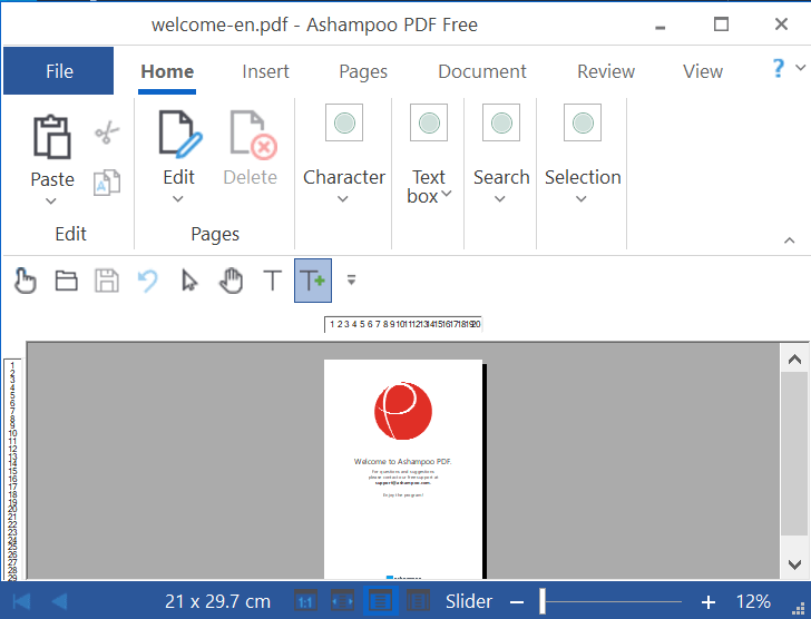 Η εφαρμογή Ashampoo PDF Free